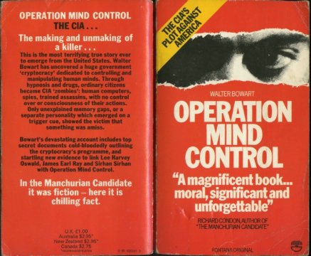 1978 Book: Operation Mind Control, by Walter Bowart [image]